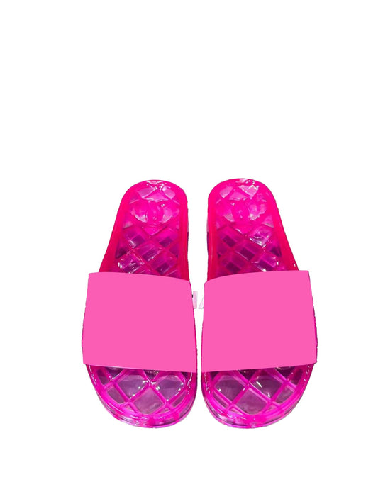 Transparent summer shoes