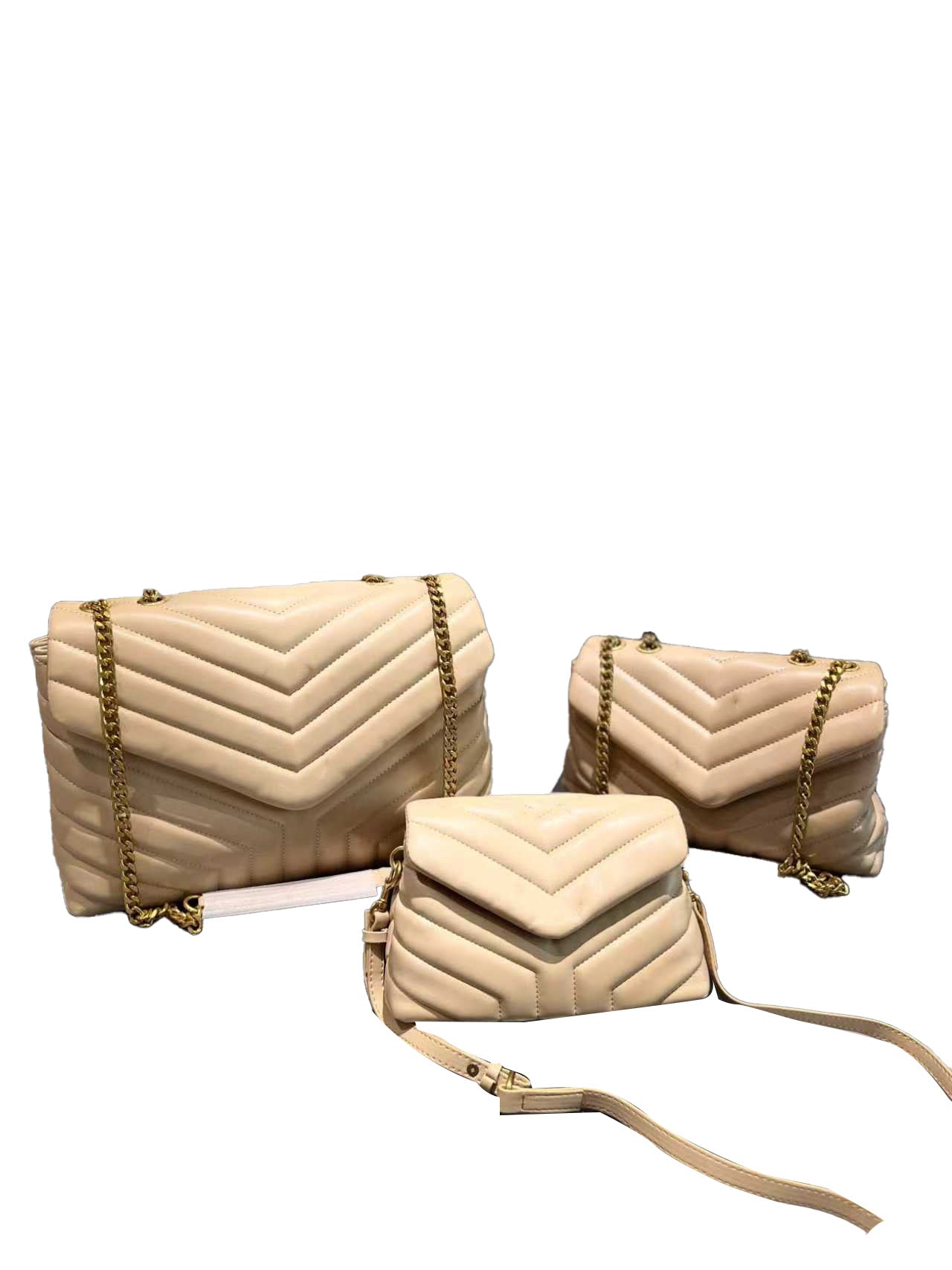 Crossbody &Shoulder Bag(Gold Logo)