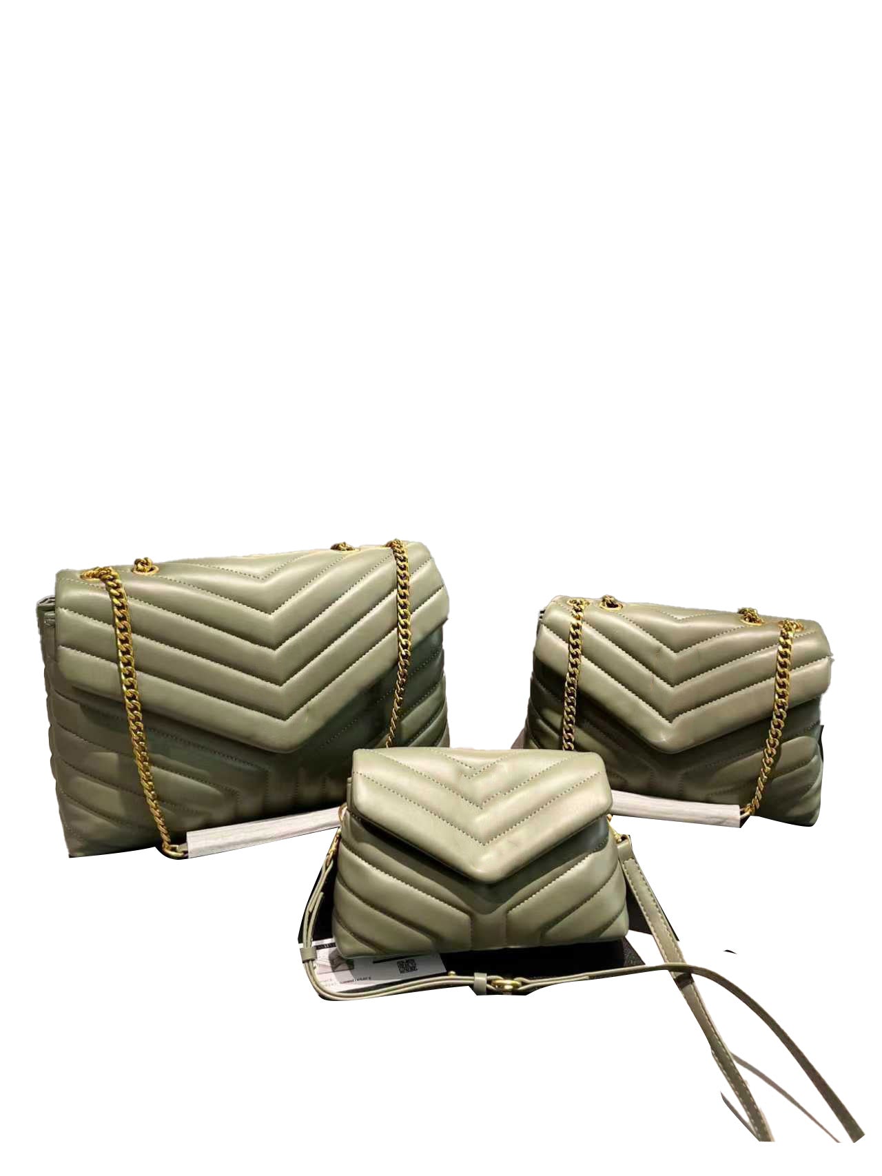 Crossbody &Shoulder Bag(Gold Logo)