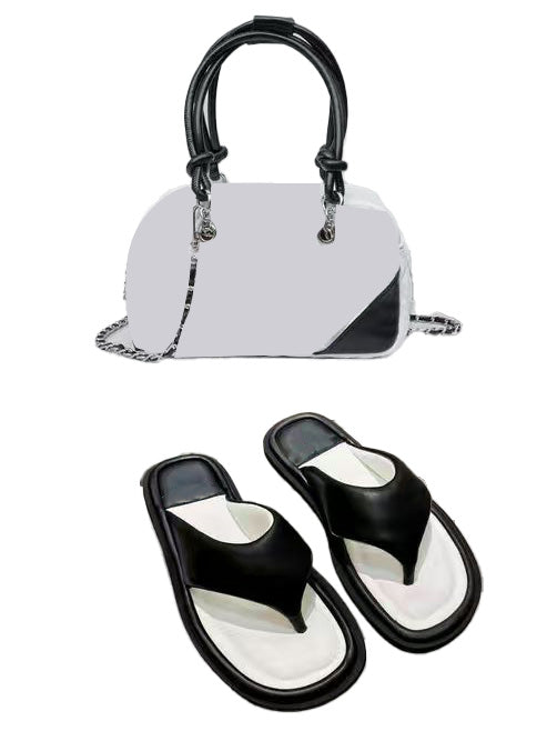 White Bag&Slippers