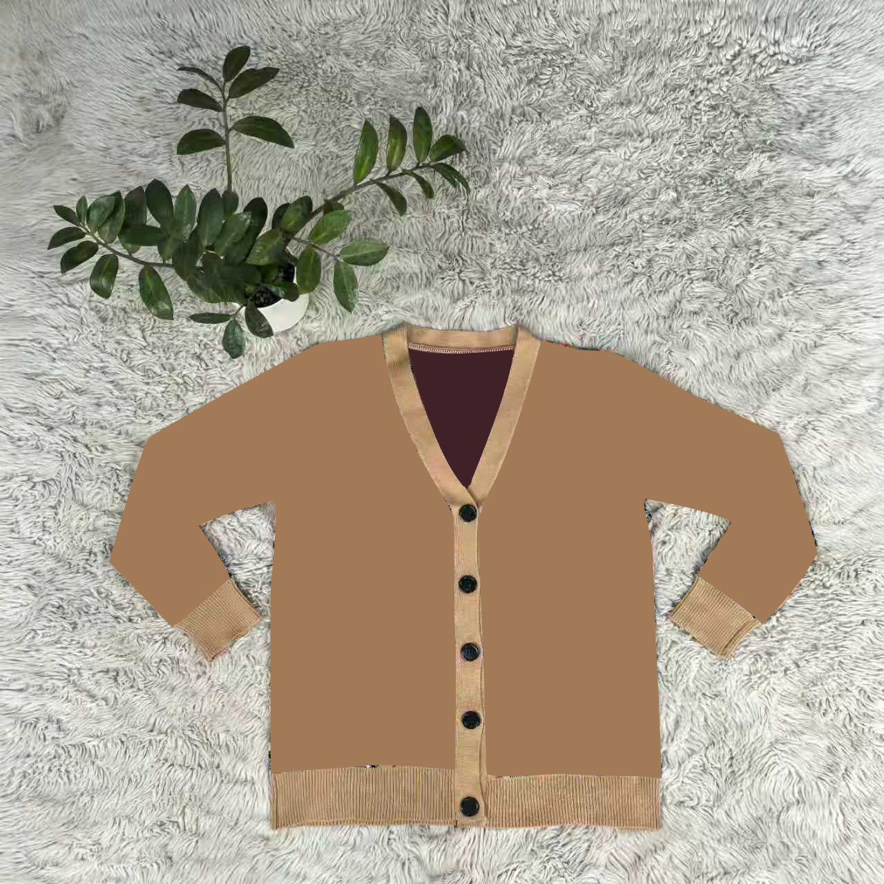Knitted Cardigan Sweater