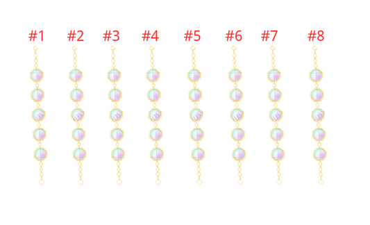 5 Flower Bracelet(VAC402)