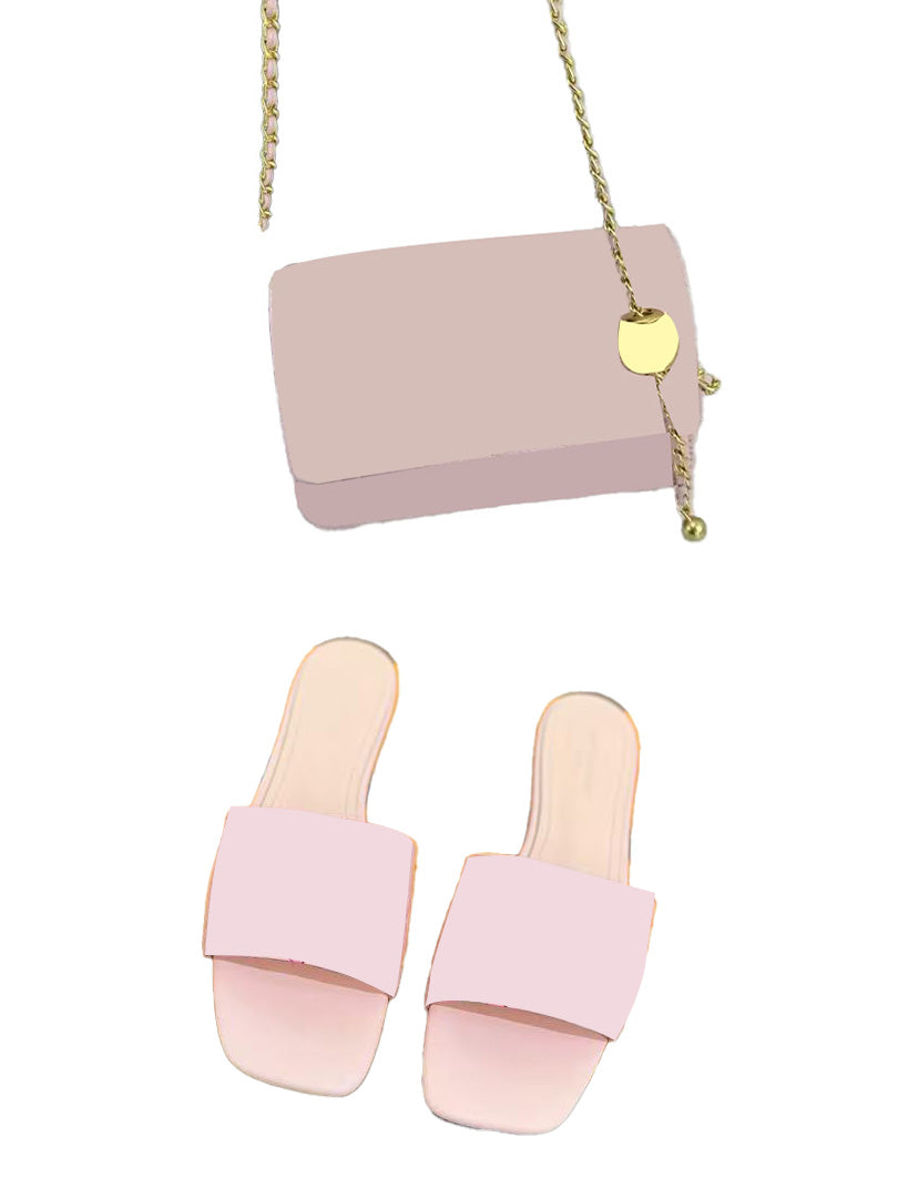 Pink Bag and Slipper