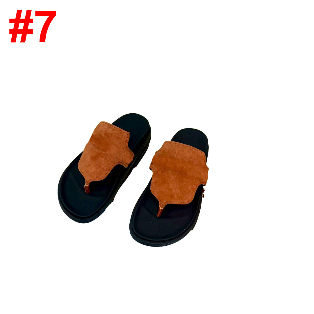 Unisex genuine leather sandals