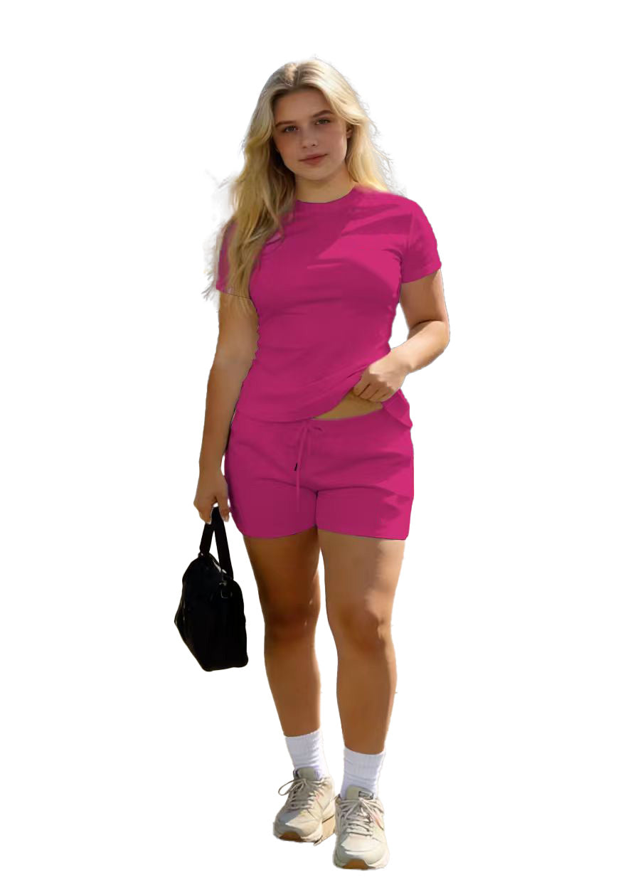 Short Pants and Short Sleeve Top Set