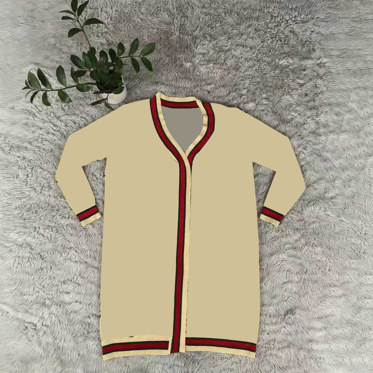 Knitted Cardigan Long Coat