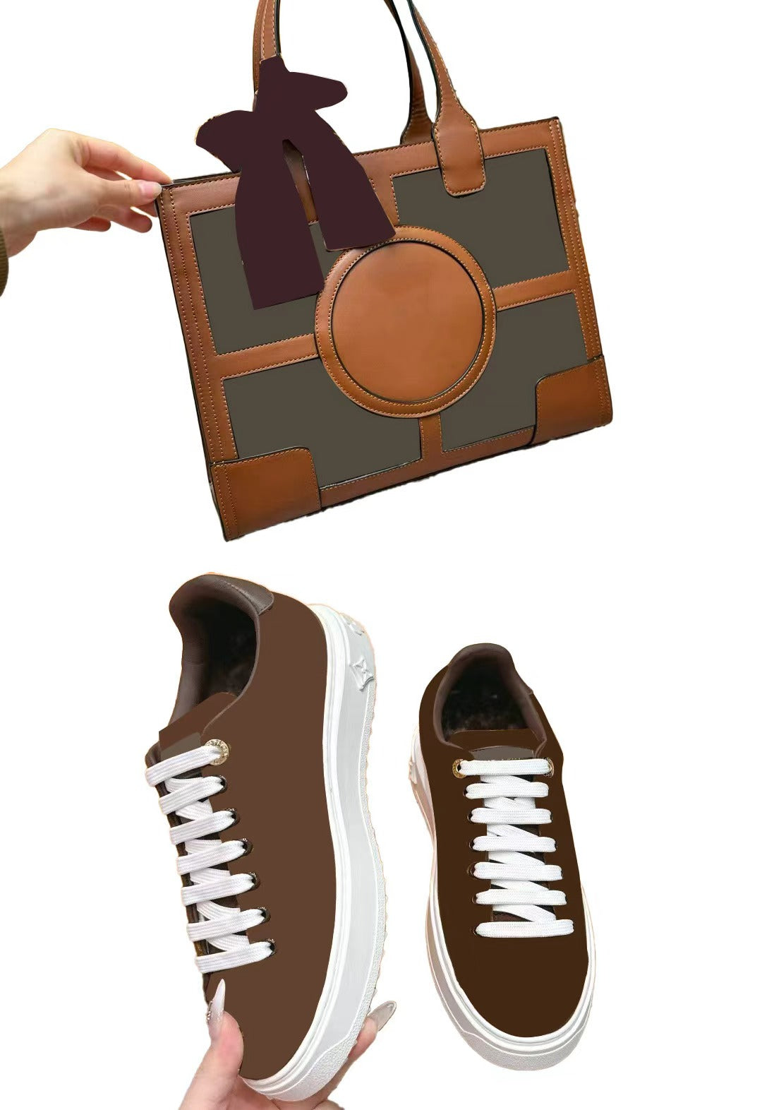 Brown Shoes &Bag