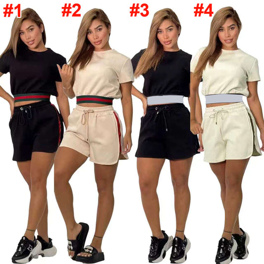 Short-sleeved Shorts Sports Suit