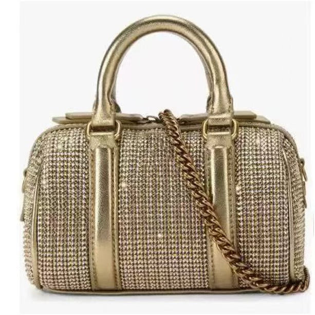 Diamond Quilted Pillow Bag