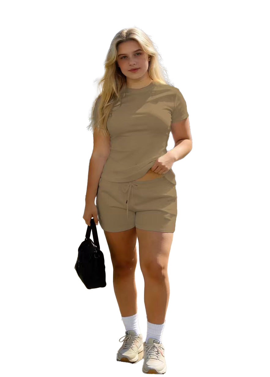 Short Pants and Short Sleeve Top Set