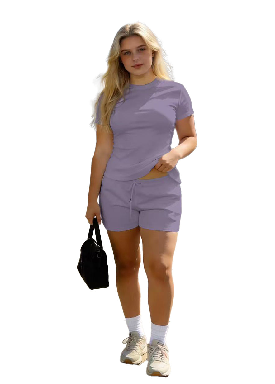 Short Pants and Short Sleeve Top Set