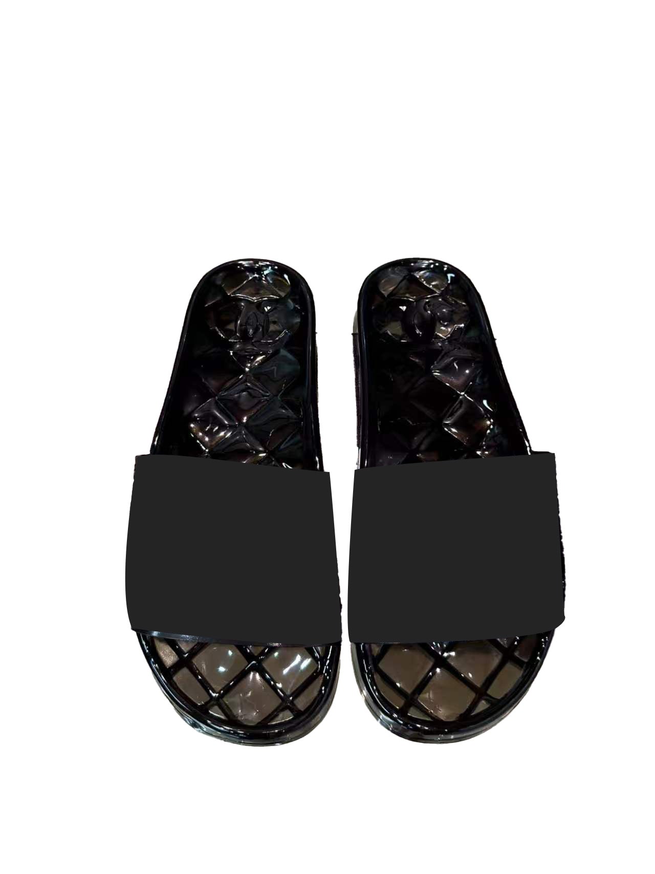 Transparent summer shoes