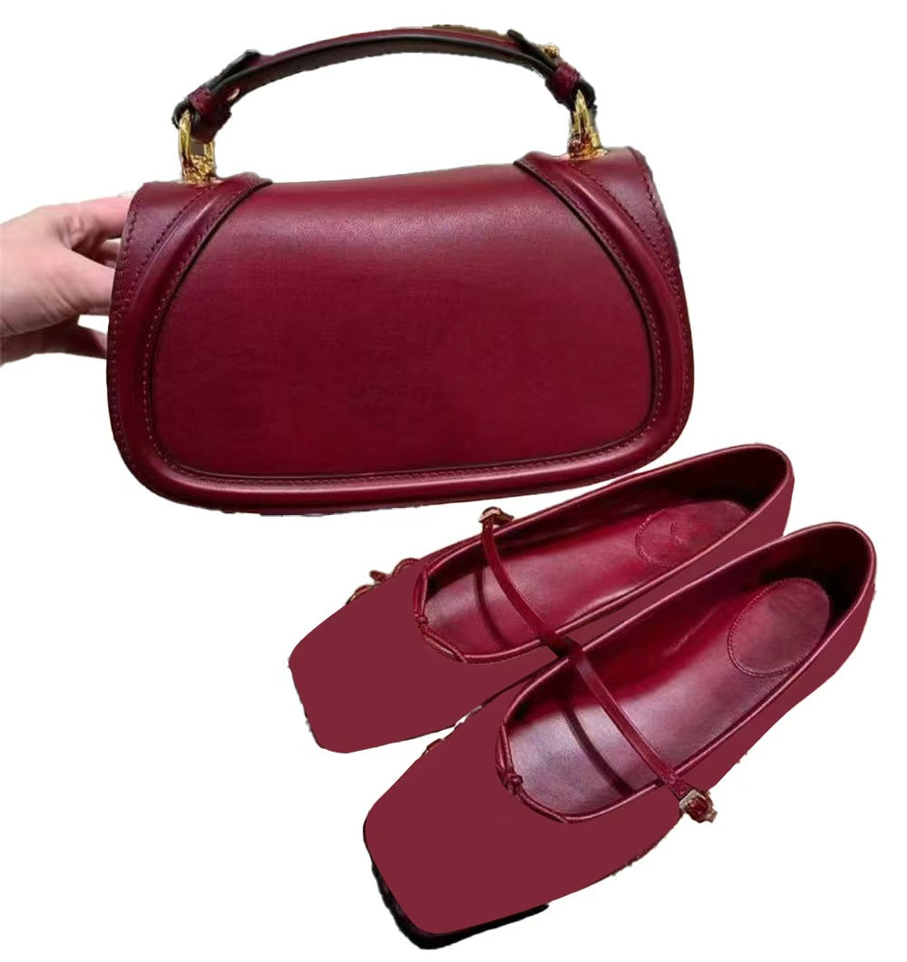Red Shoes & Bag Set