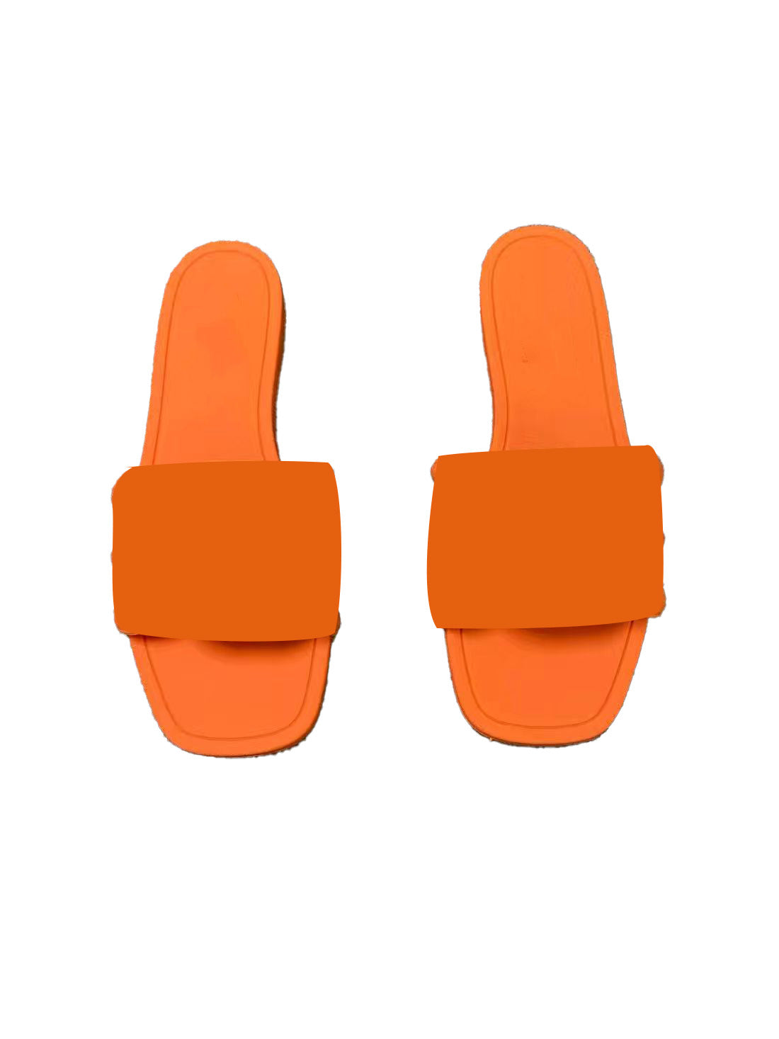 Orange Slippers and Waist Bag