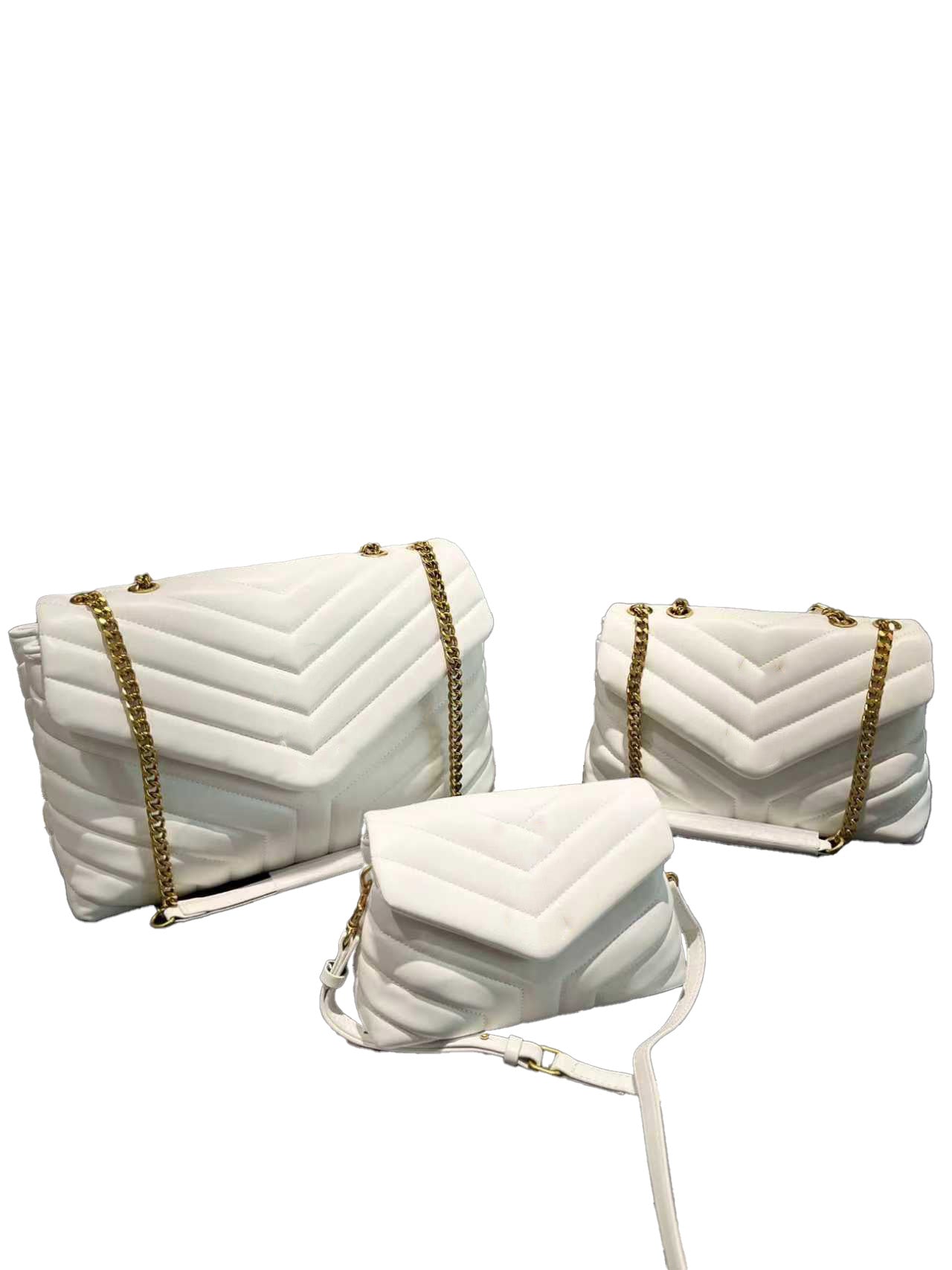 Crossbody &Shoulder Bag(Gold Logo)