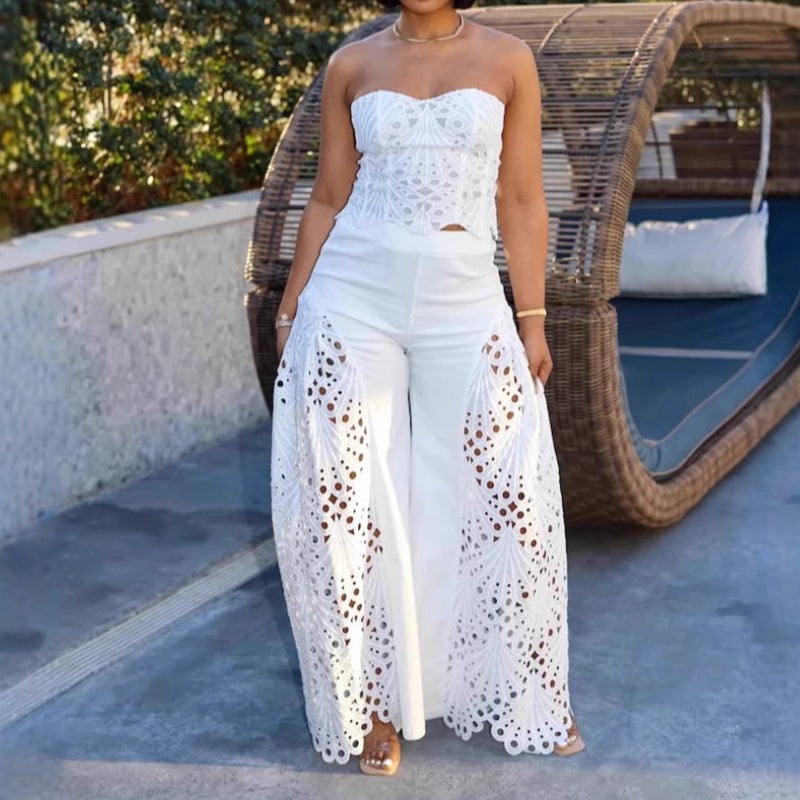 Sexy Lace cut-out bandeau set