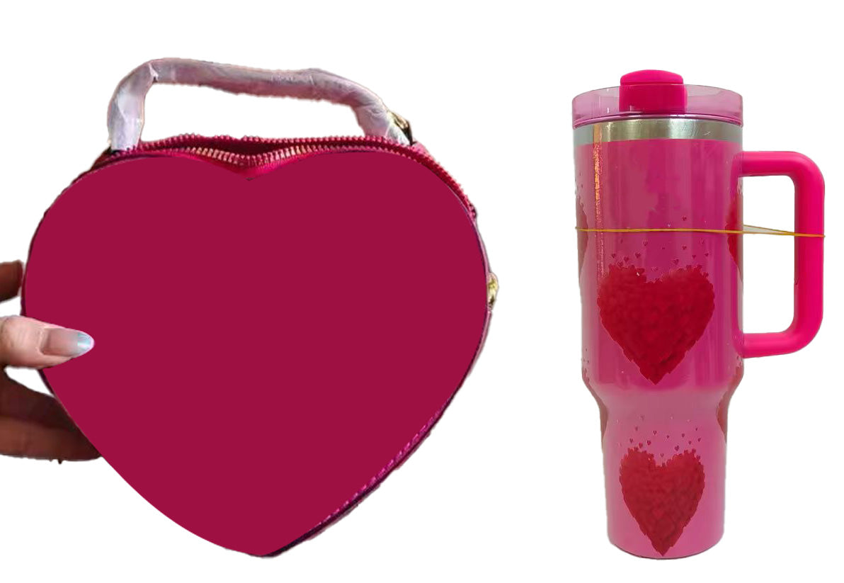Valentine's Day Tumbler&Bag Set