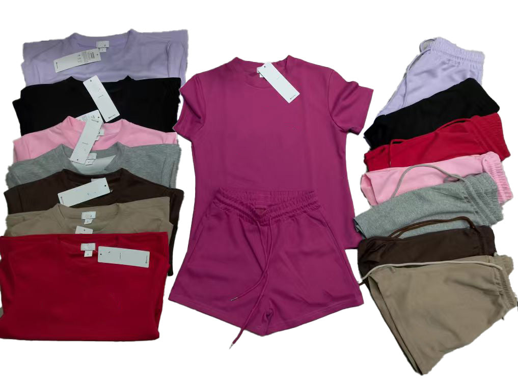 Short Pants and Short Sleeve Top Set