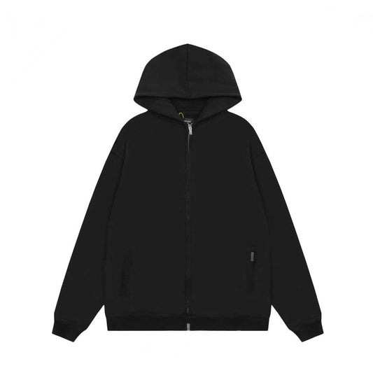 Men's Printed Loose Fleece Hoodie
