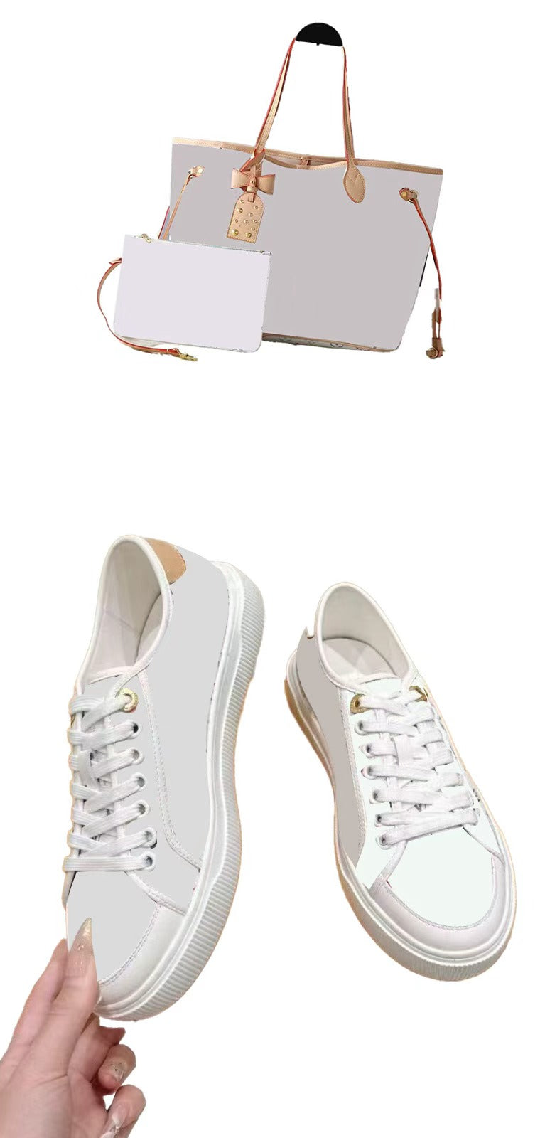 White Shoes &Bag