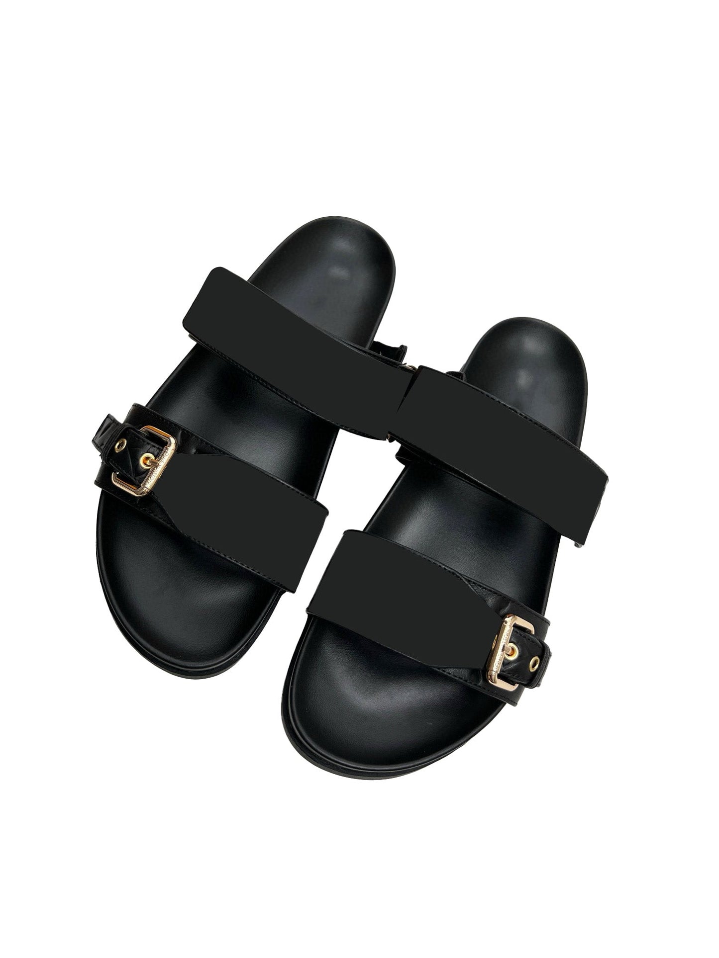 All Black Bag and Velcro  Slippers