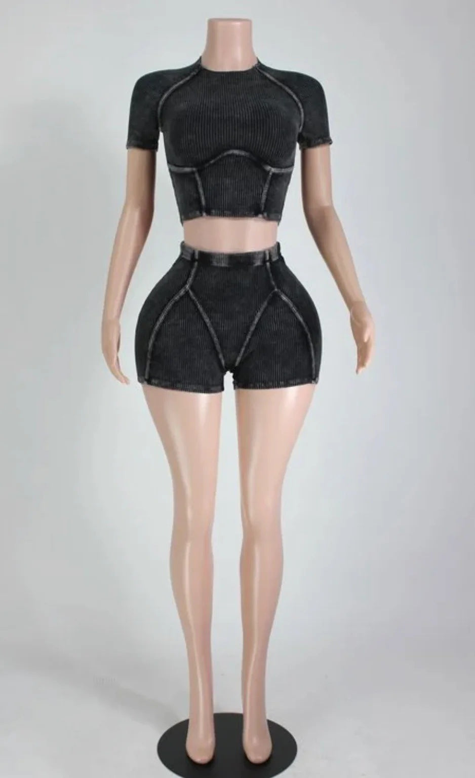 Slim-fit Short-sleeve Sportswear Set