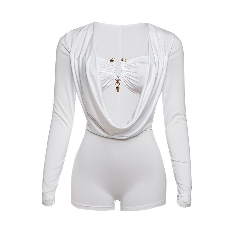 Sexy Deep V-neck Jumpsuit