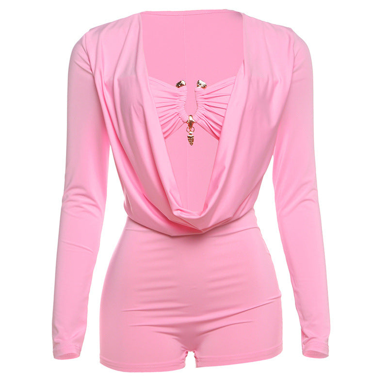 Sexy Deep V-neck Jumpsuit