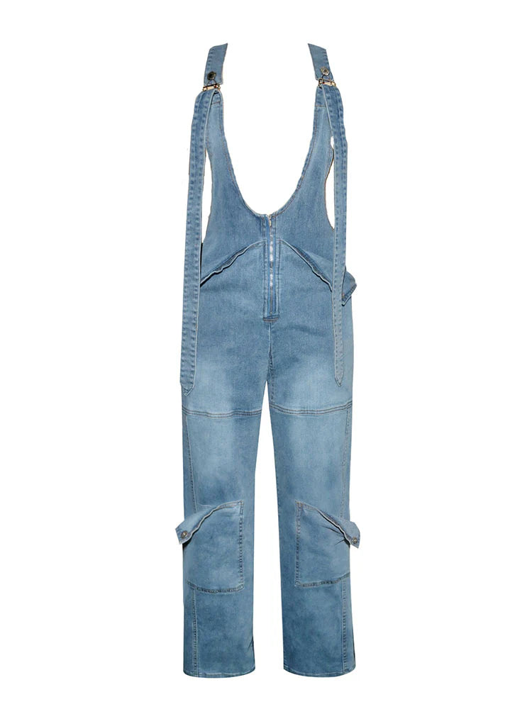 Denim Overalls