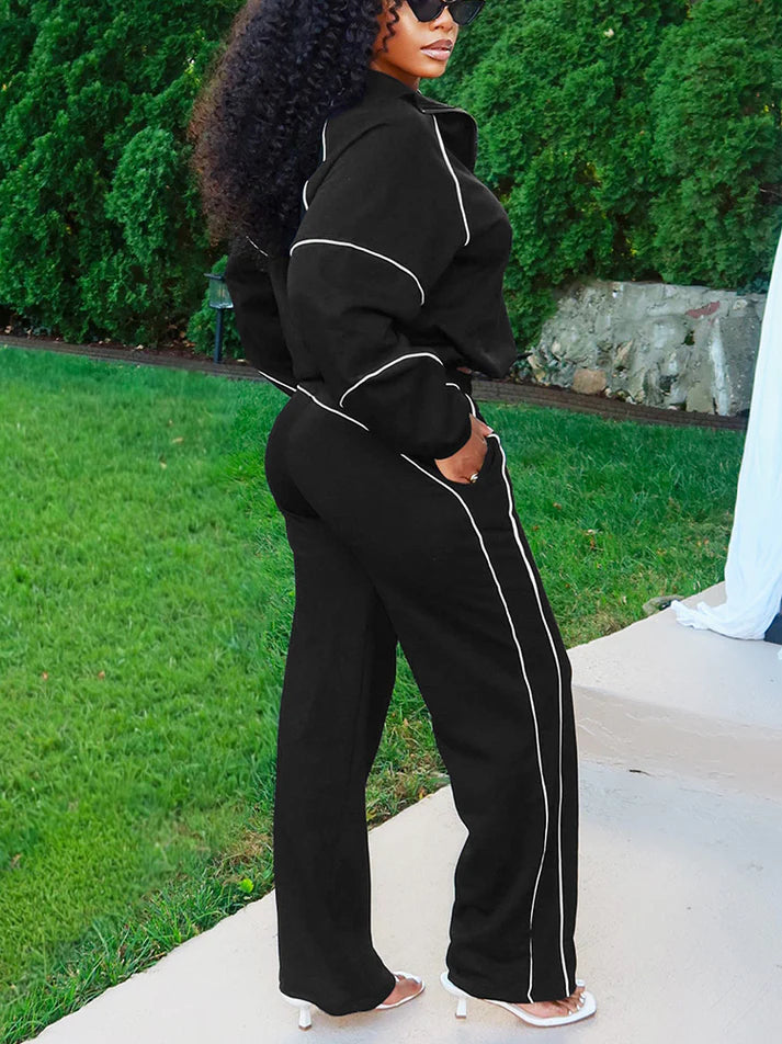 Half Zip Jogging Set