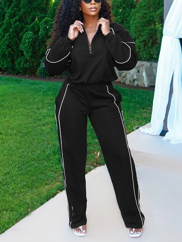 Half Zip Jogging Set