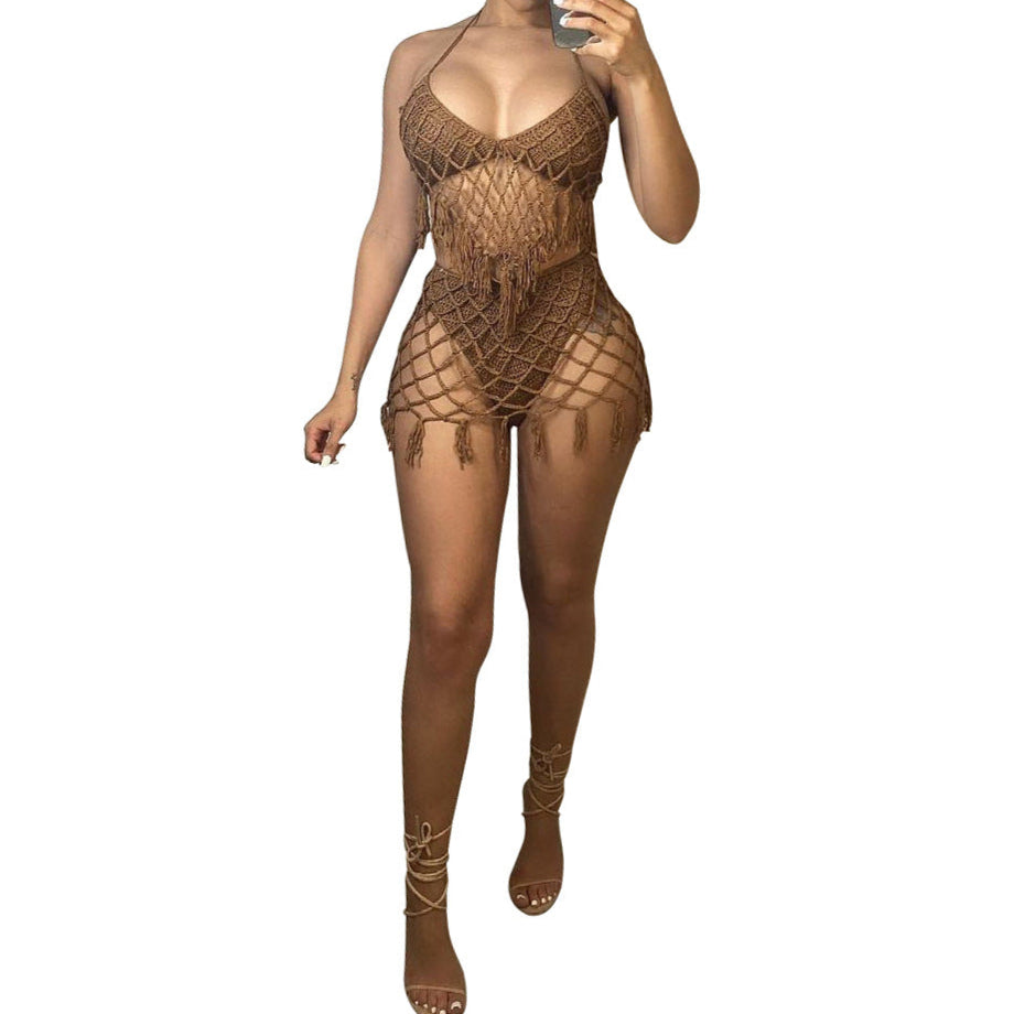 Sexy Knit Beach Bikini Set