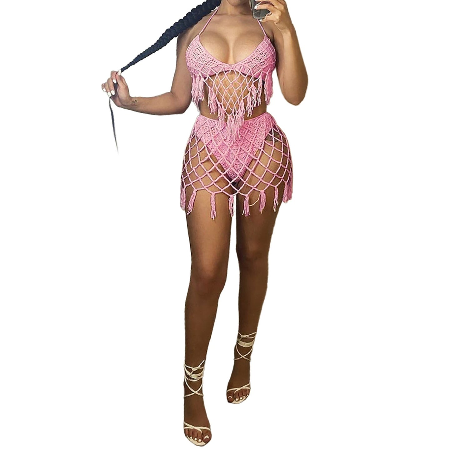 Sexy Knit Beach Bikini Set