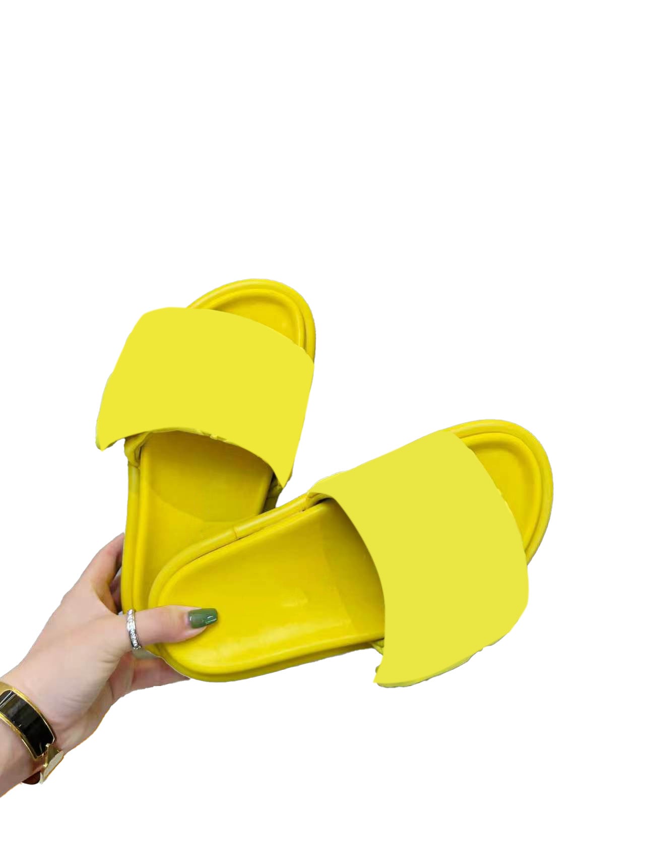 Yellow Bag&Slippers Set
