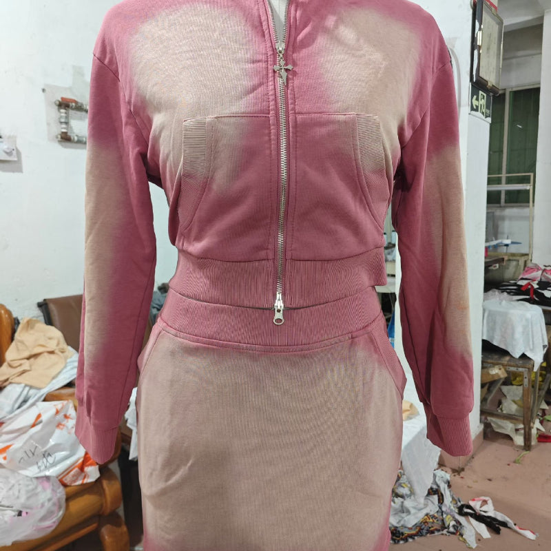 Sexy 2-piece buttocks wrapped slim fit outfit