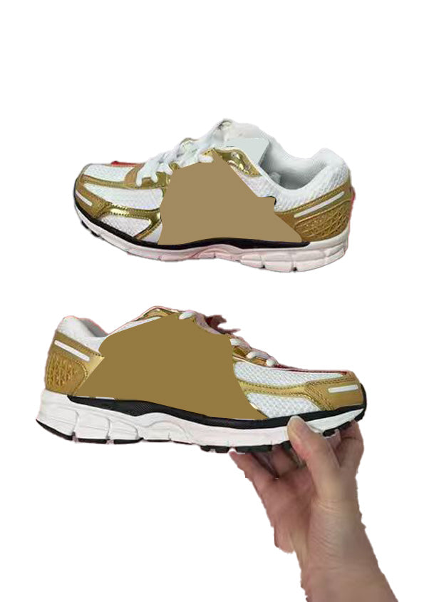 Gold Sneakers&Bag