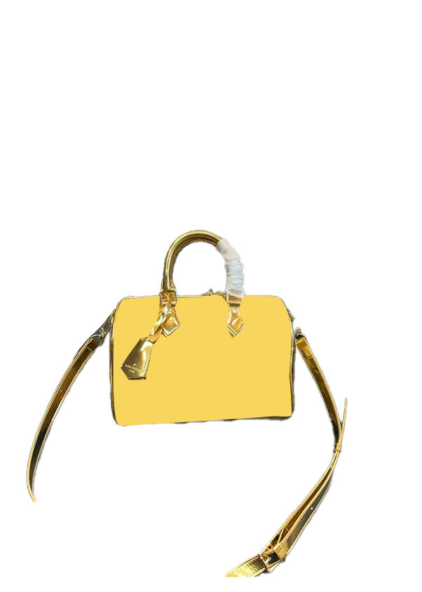 Gold Sneakers&Bag