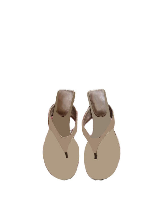 Flip flops with a little heel