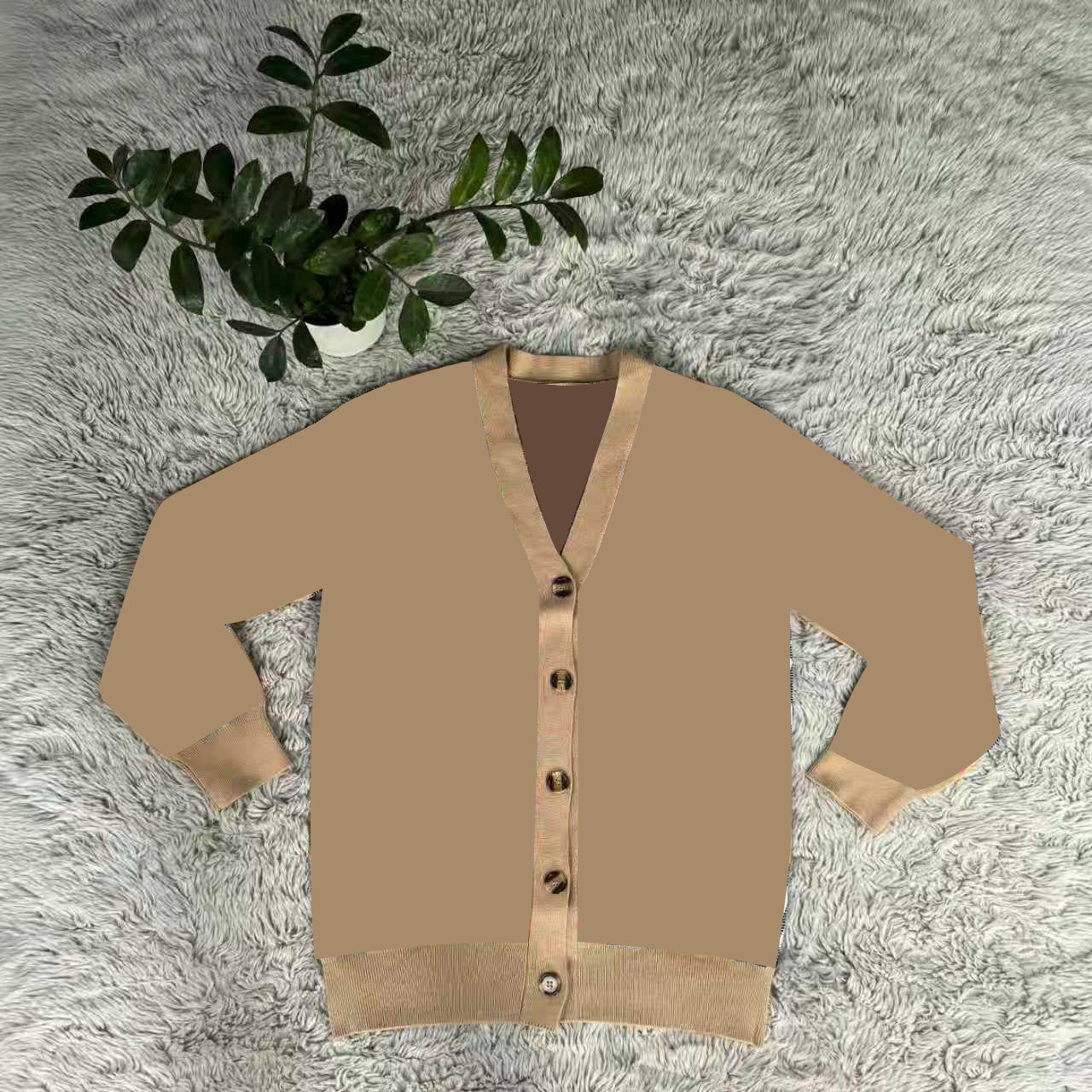 Knitted Cardigan Sweater