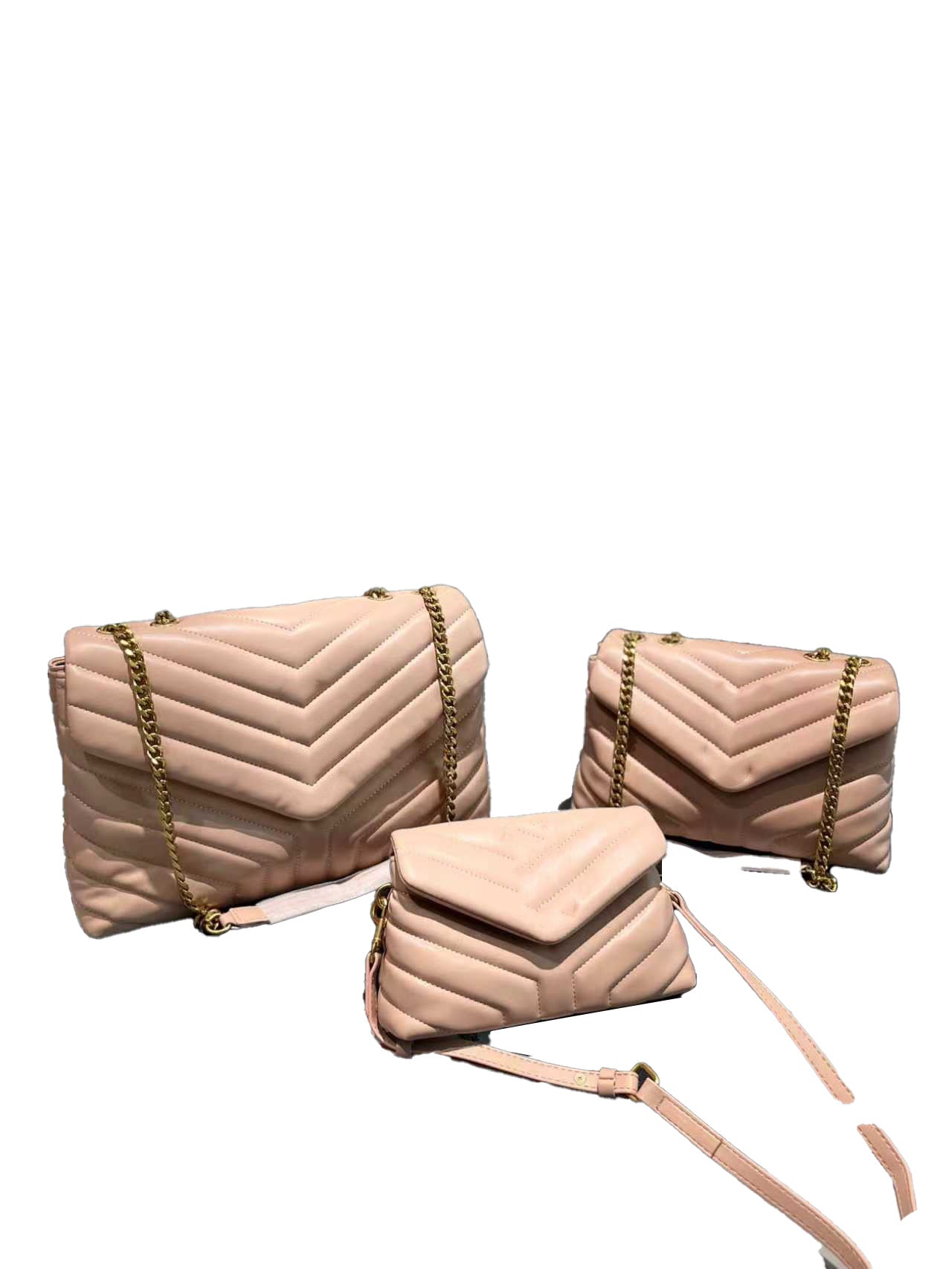 Crossbody &Shoulder Bag(Gold Logo)