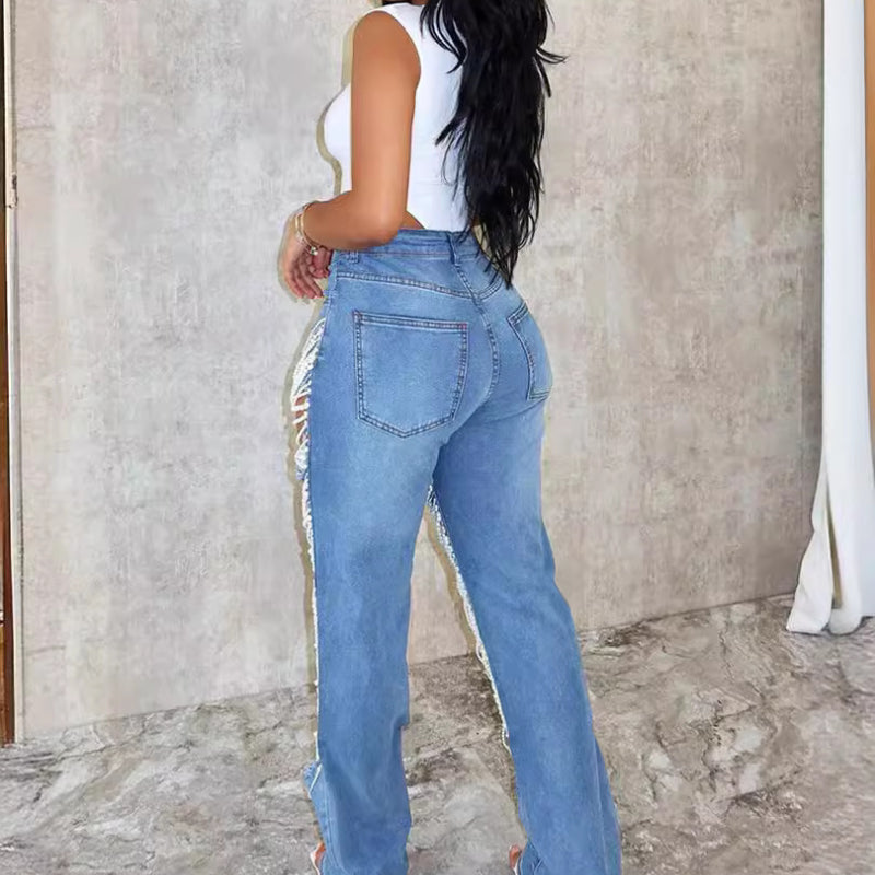 Pearl Chain Jeans