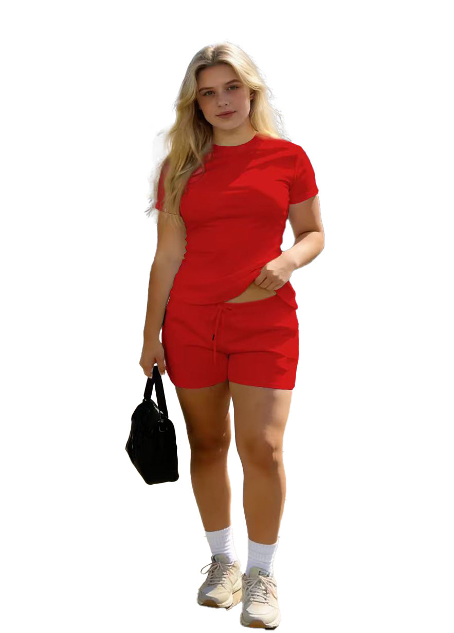 Short Pants and Short Sleeve Top Set