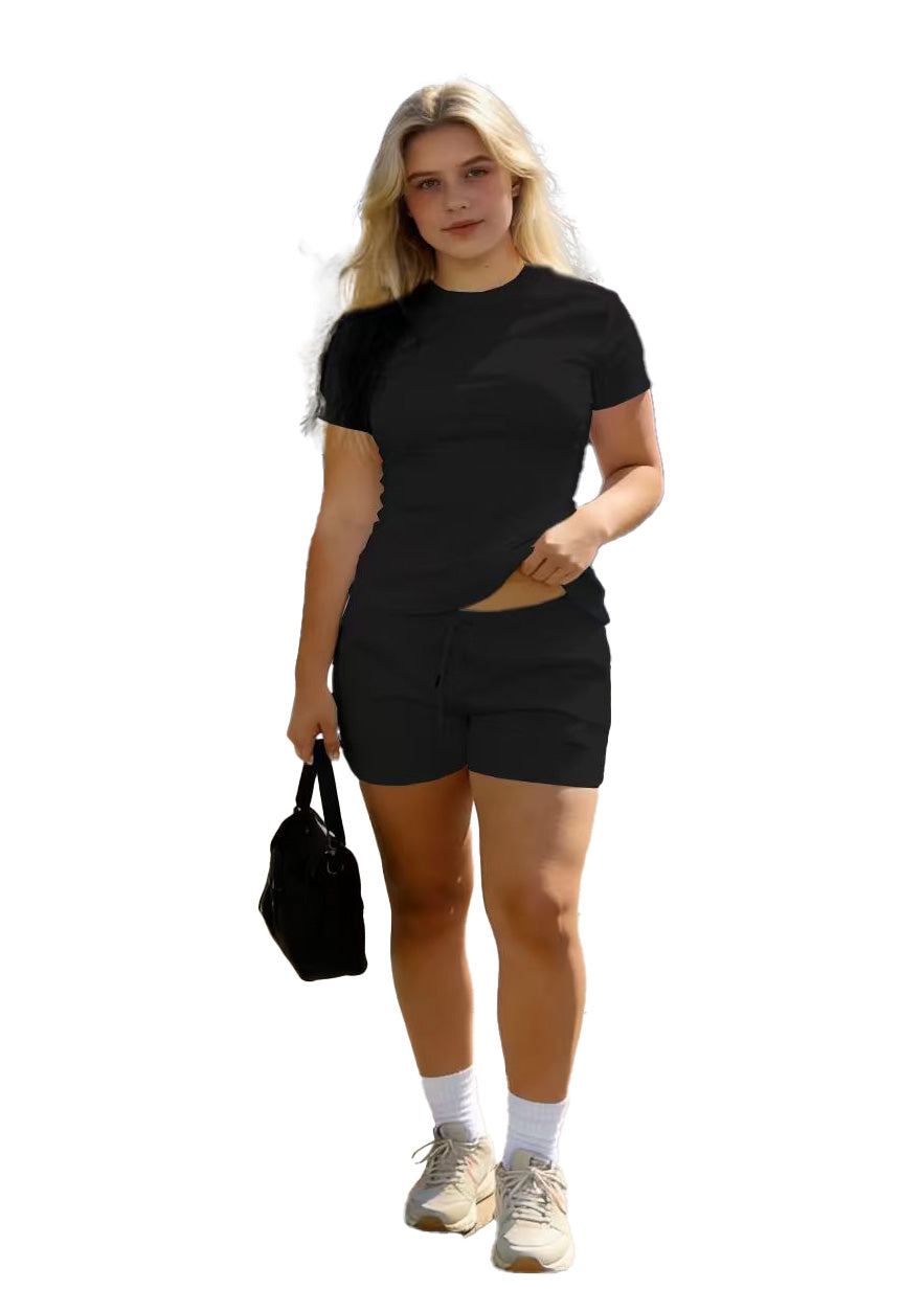 Short Pants and Short Sleeve Top Set