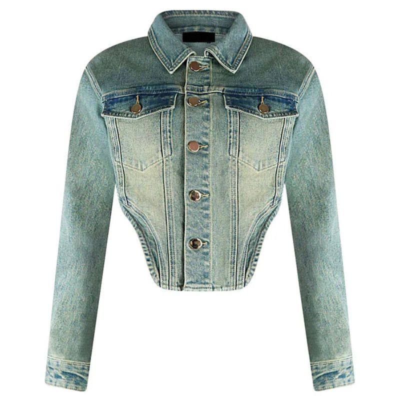 Casual stretch denim outfit