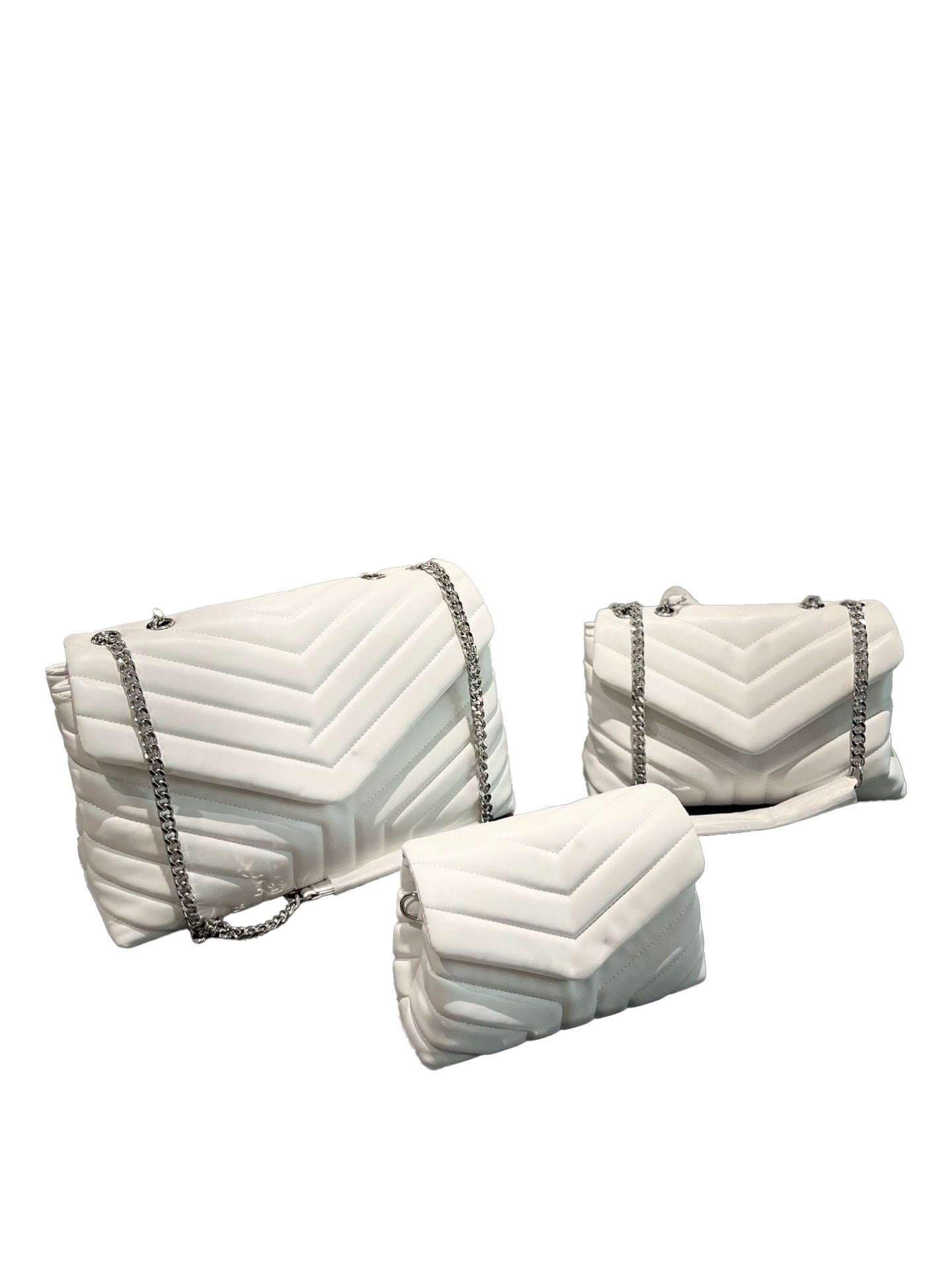Crossbody &Shoulder Bag(Silver Logo)