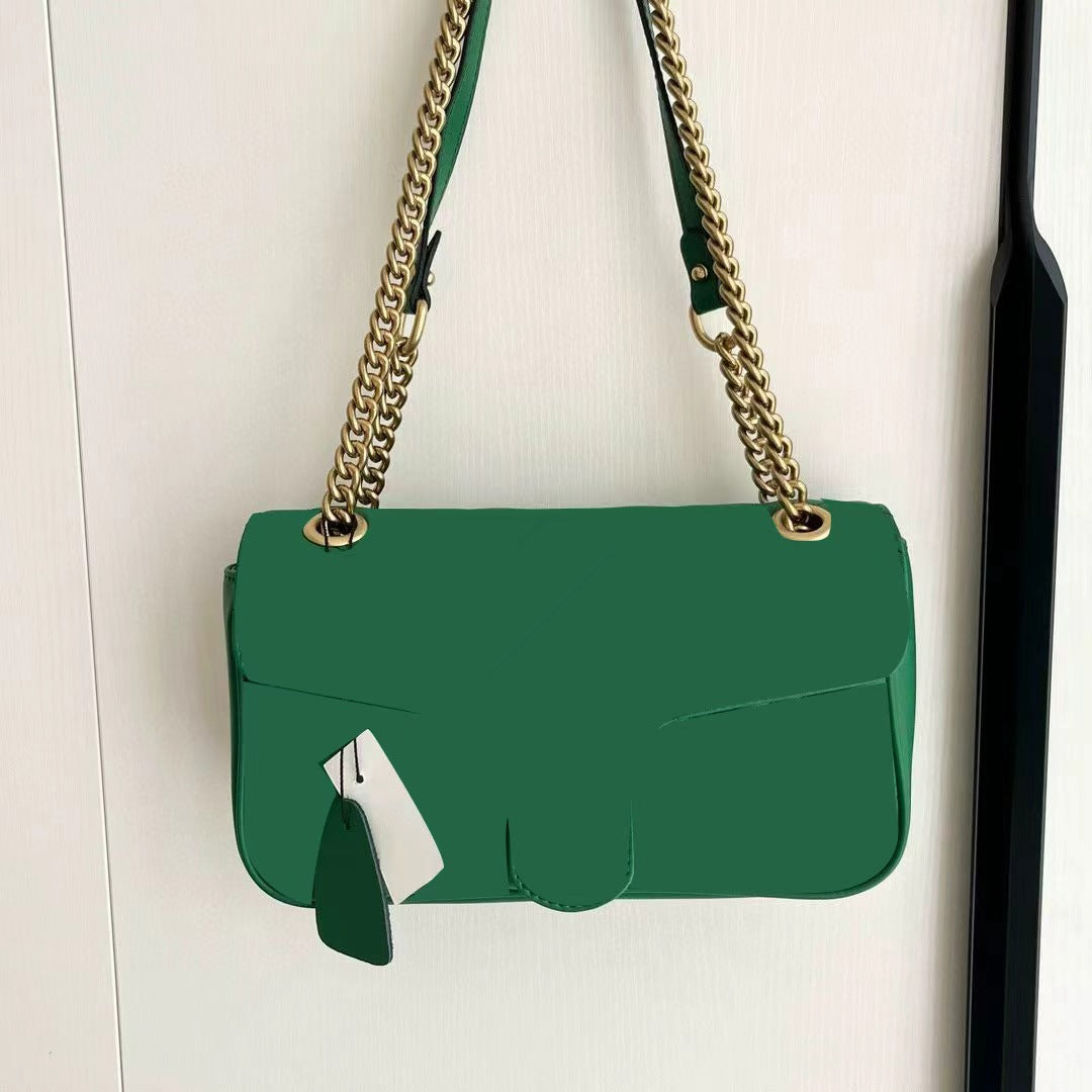 Knitted Dress or Green Bag