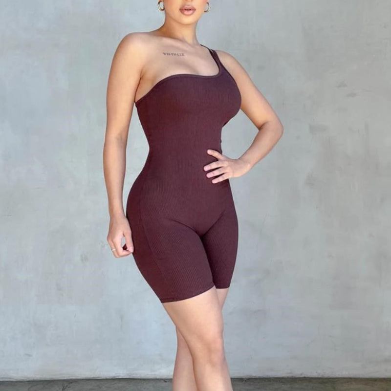 One-Shoulder Bodycon Bodysuit