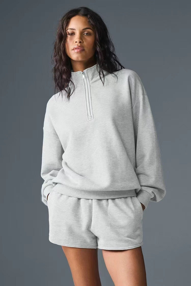 Women's Half-Zip Sweatshirt Set